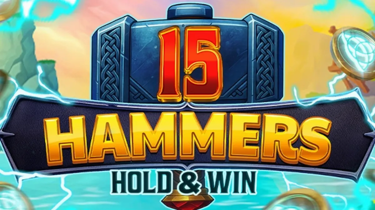 Giao diện trò chơi 15 Hammers: Hold & Win trên màn hình điện thoại di động