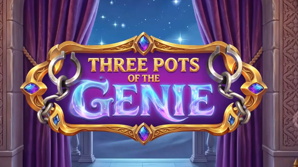 Giao diện trò chơi slot Three Pots of the Genie trên thiết bị di động